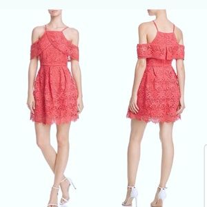 JOA lace dress fit and flare dress